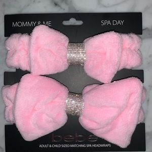 NWT BEBE MOMMY & ME SPA DAY MATCHING HEADWRAPS